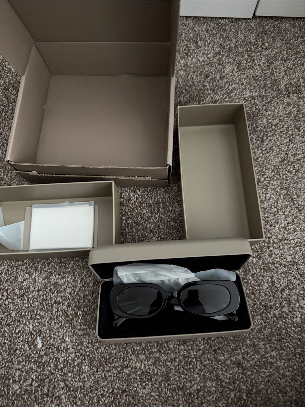 VEHLA Matte Taupe Gift Box with White Logo
